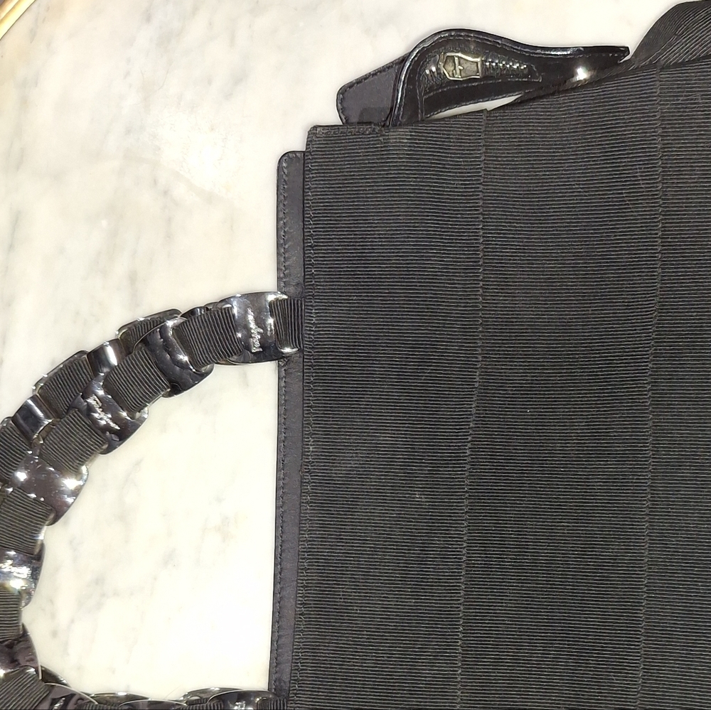 Salvatore Ferragamo Black Fabric Interior - Picture 7 of 8